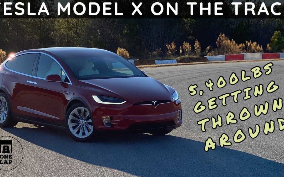 One Lap Around The Track In The Tesla Model X & Mini Cooper SE